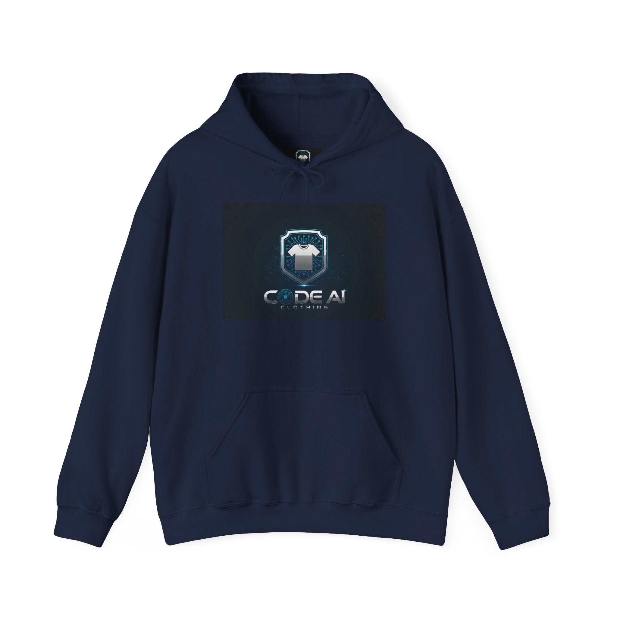 Code AI Logo Hoodie — Programmer Tech Pullover