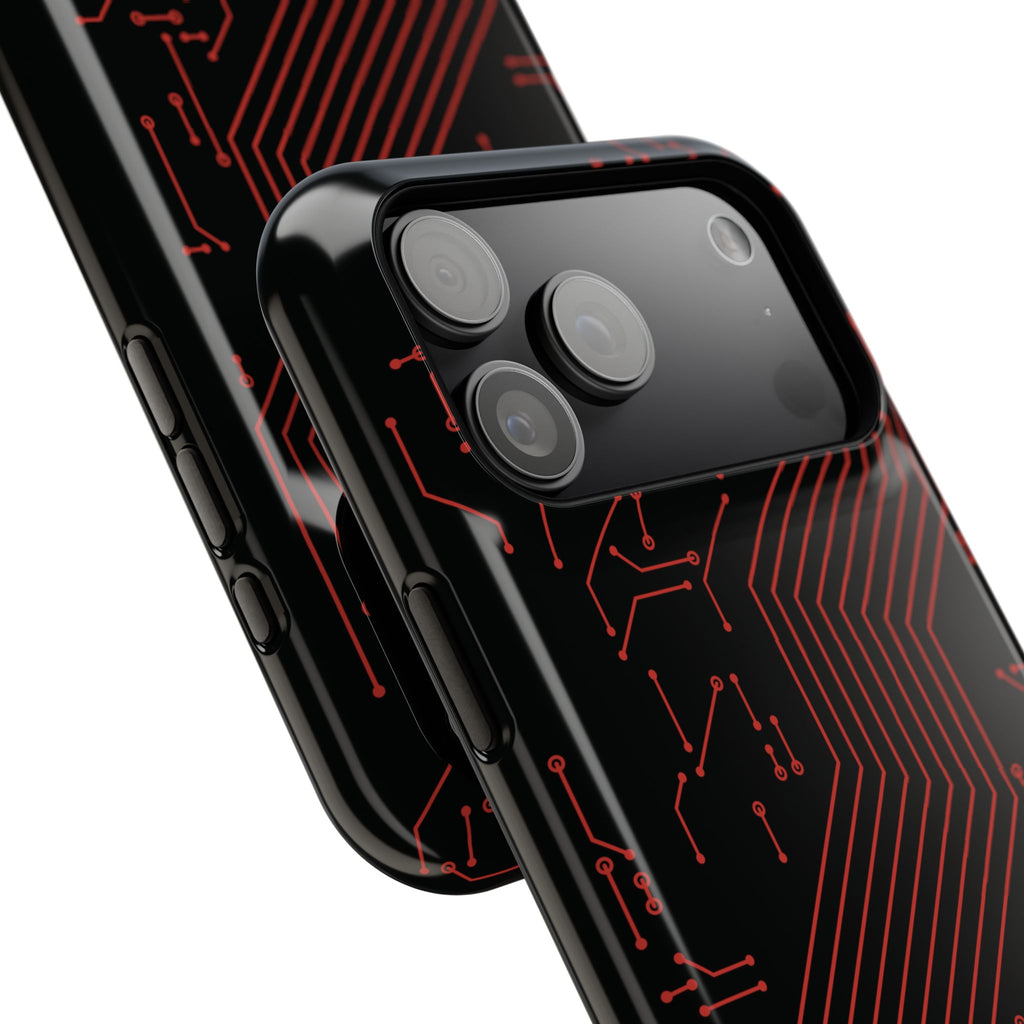 Code AI Circuit Phone Case