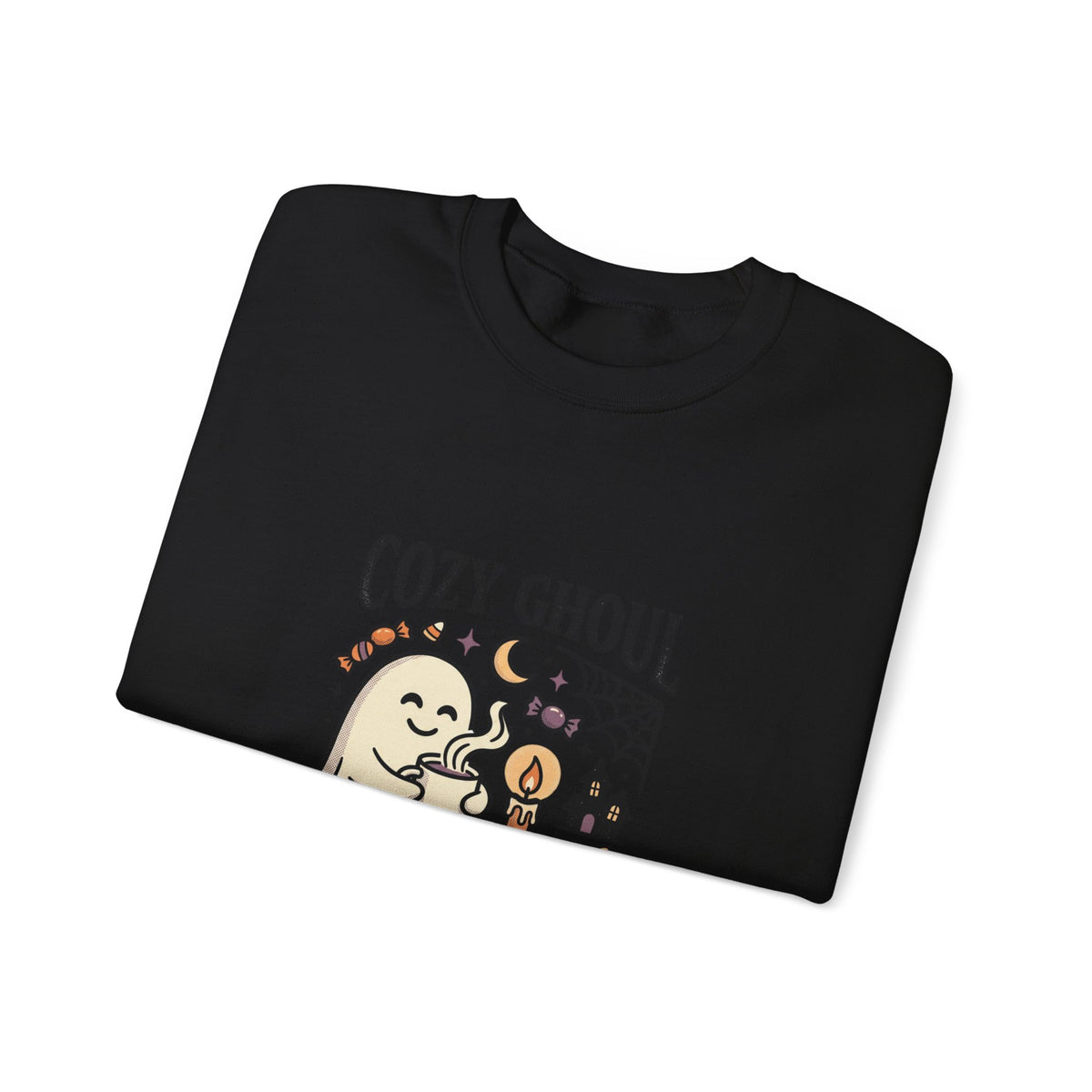 Cozy Ghoul October Nights Sweatshirt | Halloween Halloween Crewneck