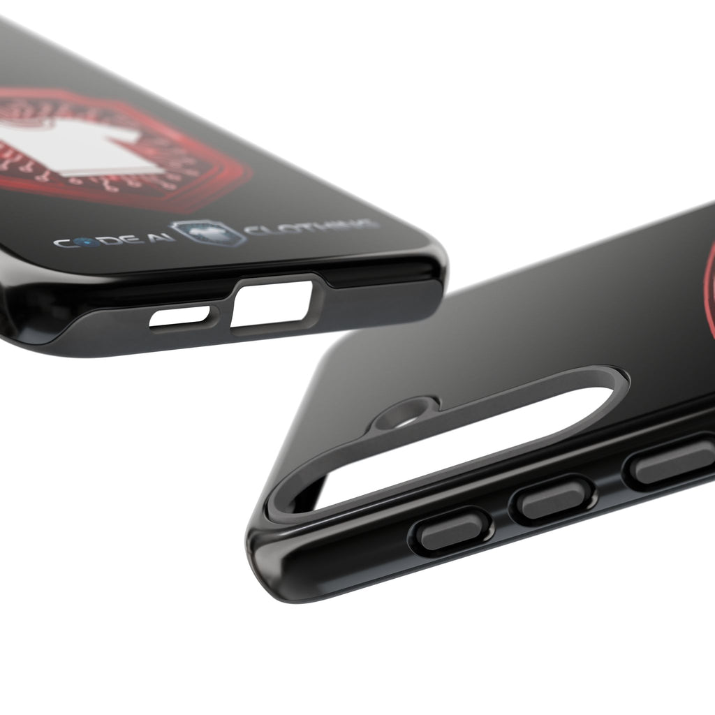 Red and White Code Case