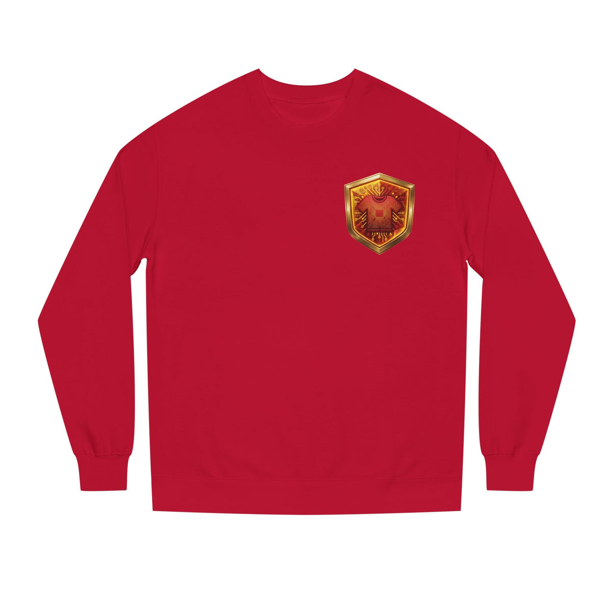 Red and Yellow Code Crewneck