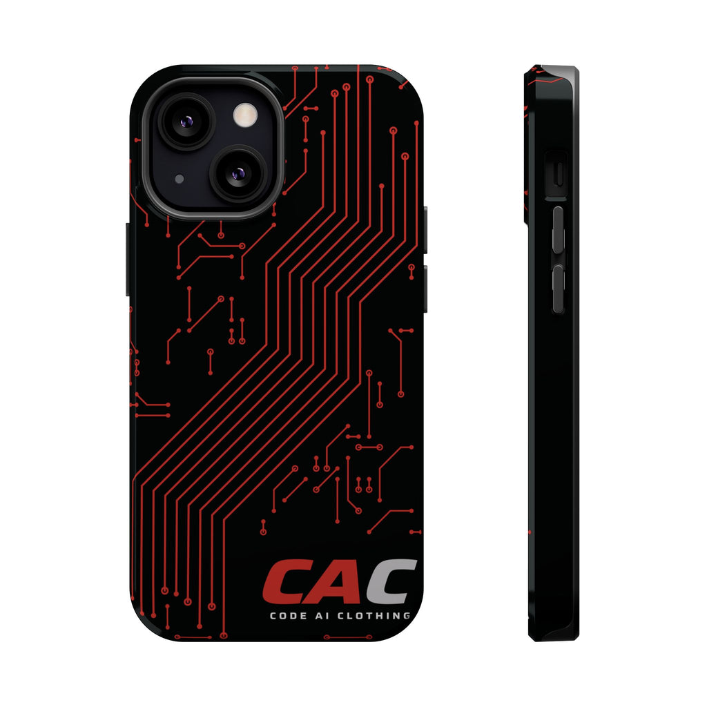 Code AI Circuit Phone Case