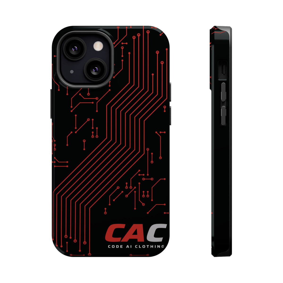 Code AI Circuit Phone Case