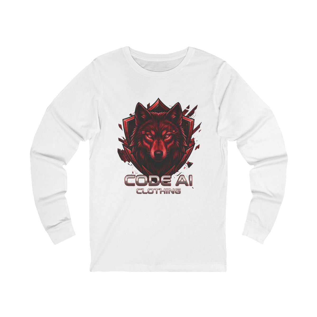 Wolf CodeAiclothing Long Sleeve Tee