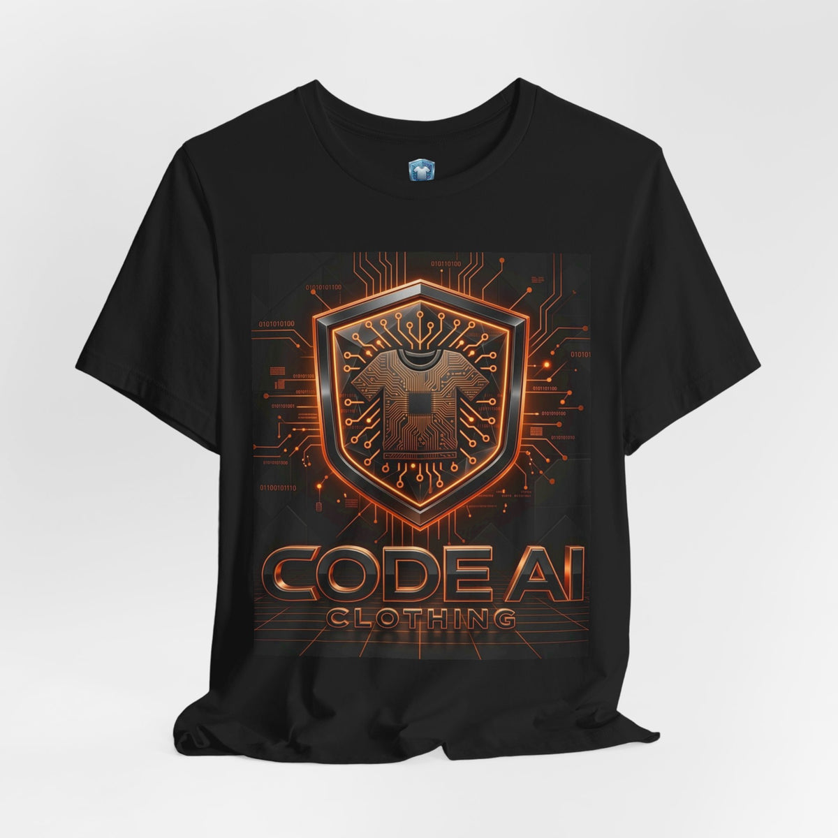 Orange and black CodeAiclothing