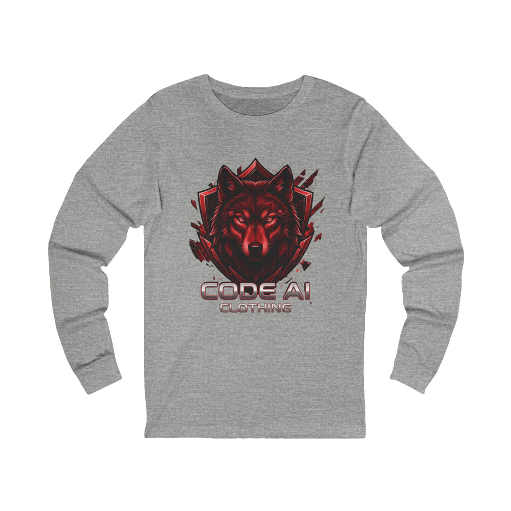 Wolf CodeAiclothing Long Sleeve Tee