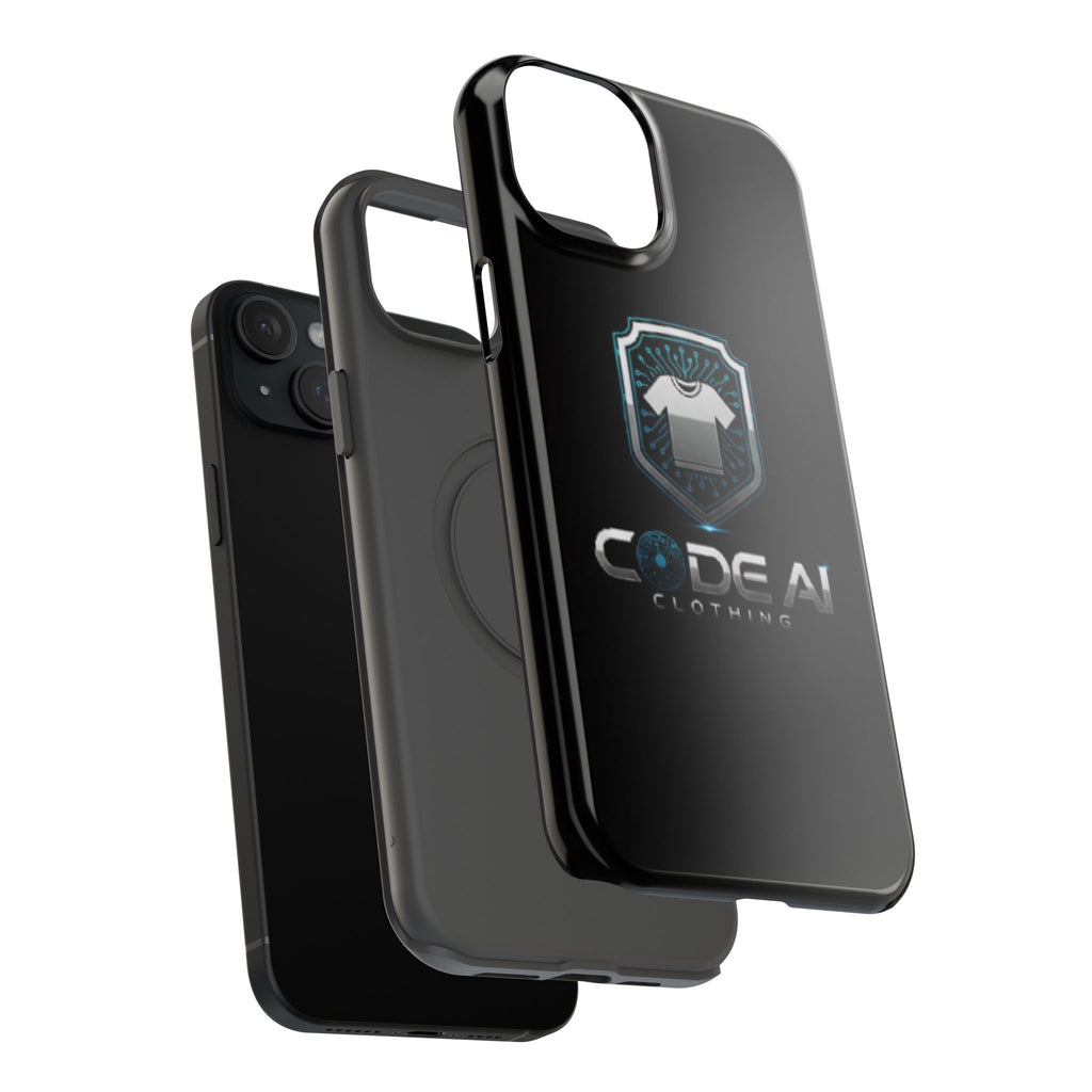 Code AI Clothing Impact-Resistant Phone Case — Tech Shield Logo
