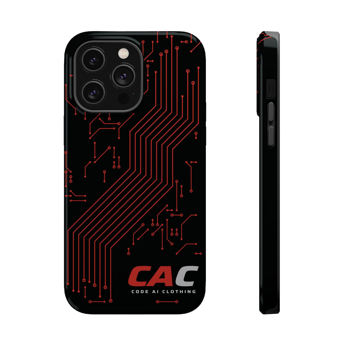 Code AI Circuit Phone Case
