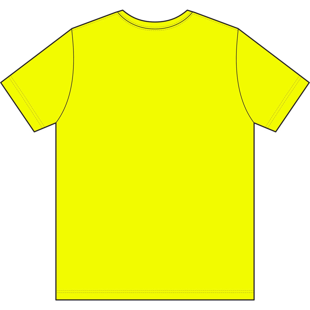 Red and white USA-Made 50-50 T-Shirt