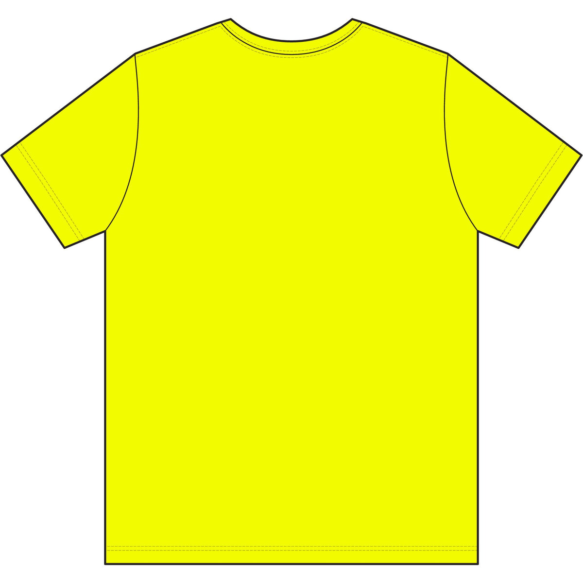 Red and white USA-Made 50-50 T-Shirt