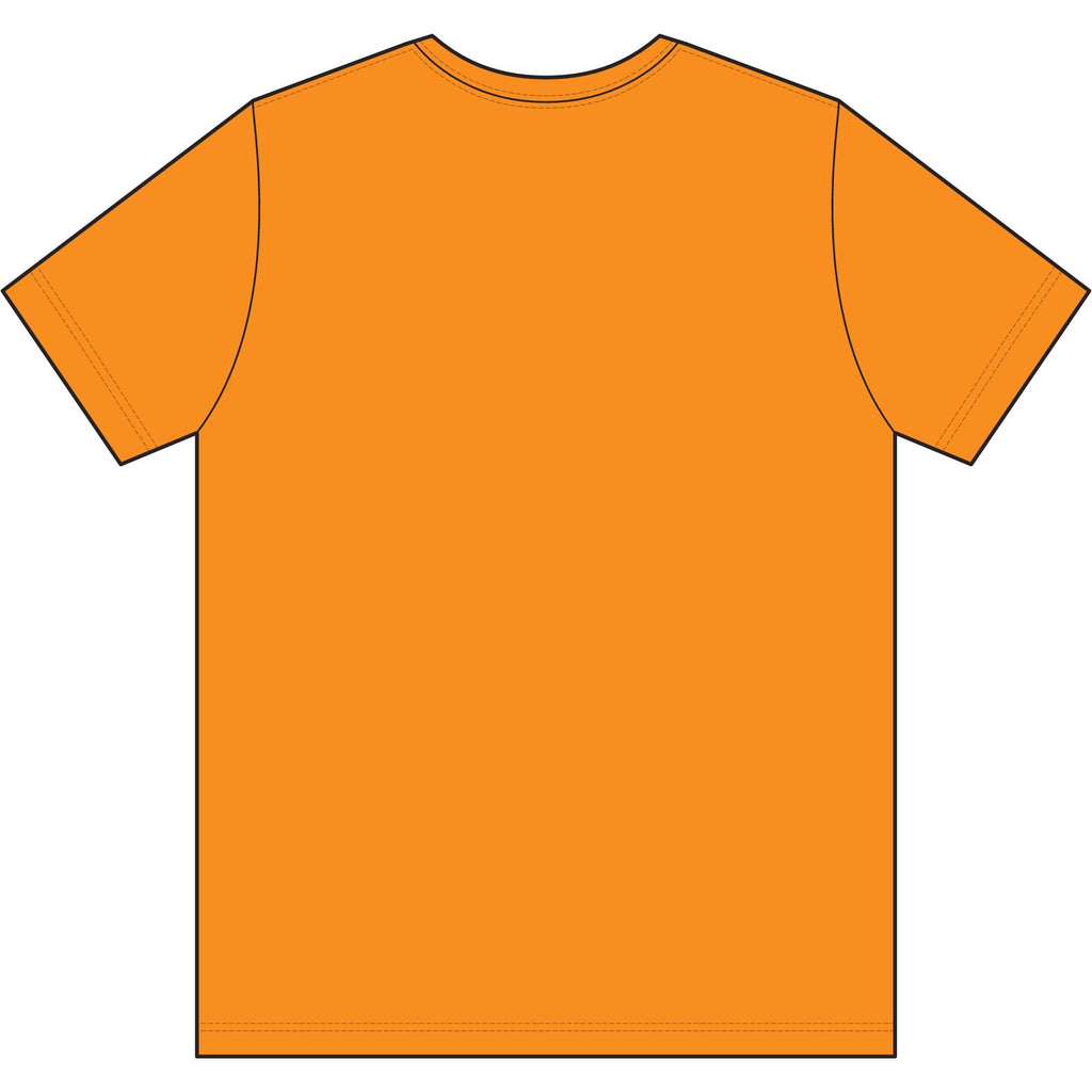 Red and white USA-Made 50-50 T-Shirt