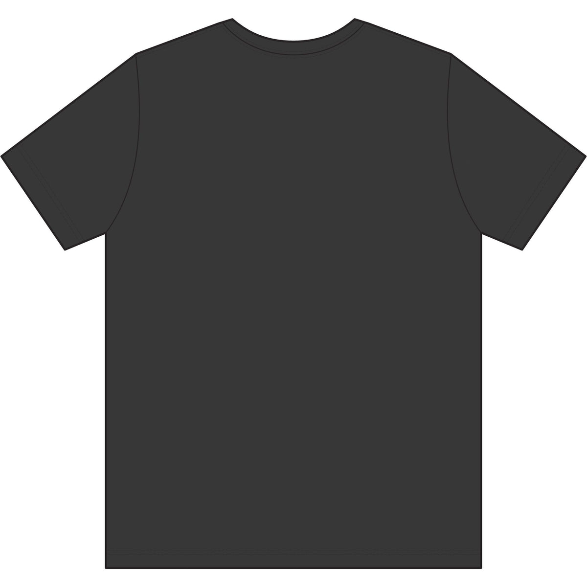 Red and white USA-Made 50-50 T-Shirt