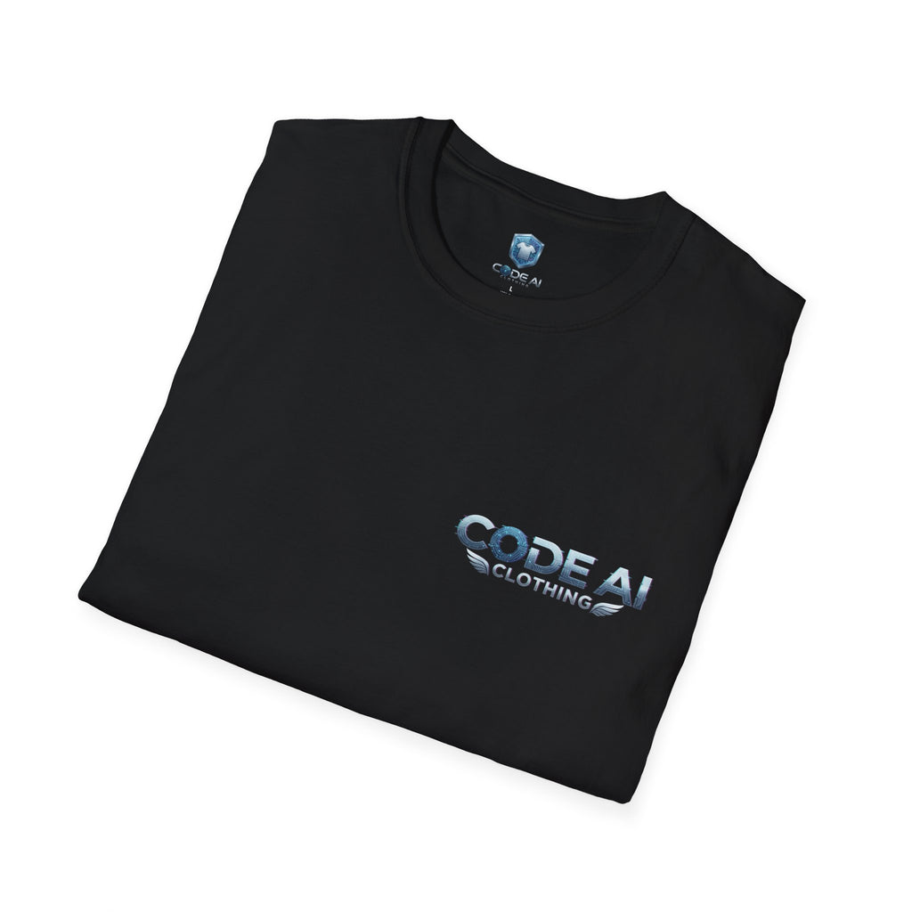 Sliver and black code ai clothing T-Shirt