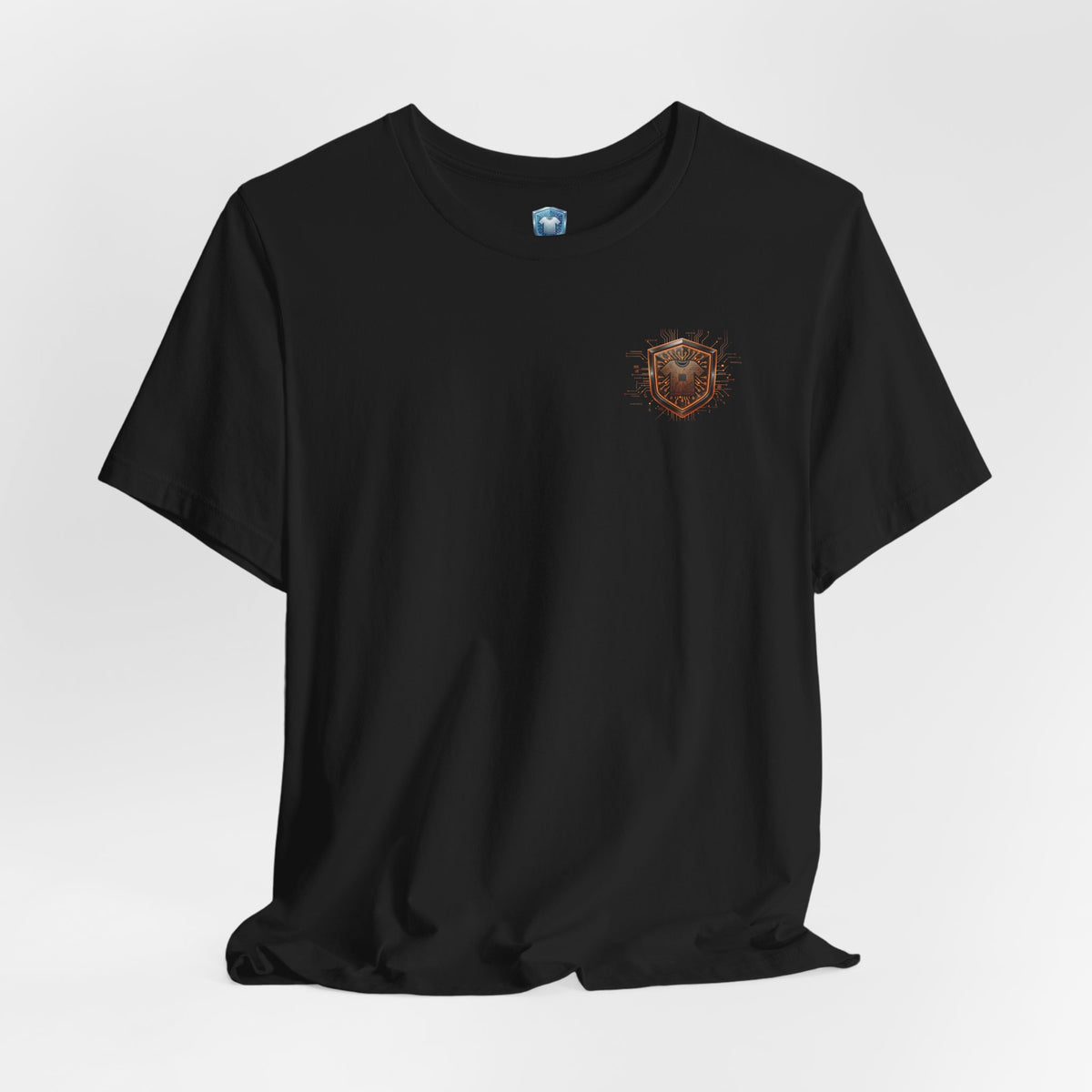 Orange Glitch Code Tee