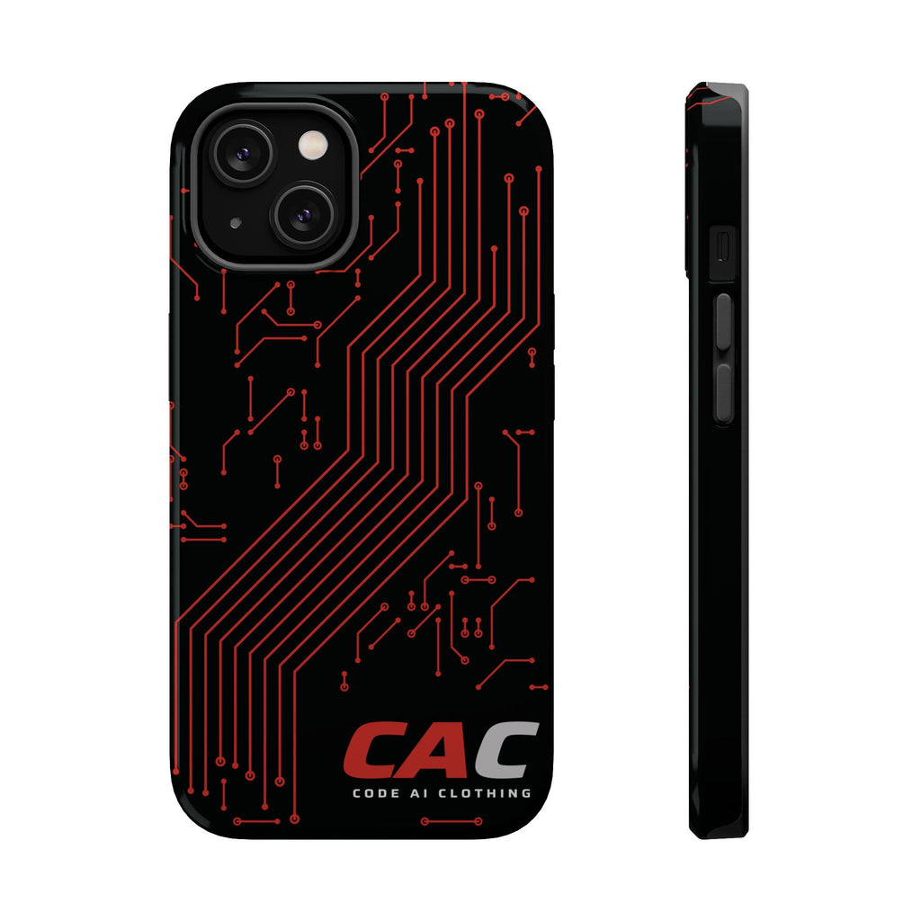 Code AI Circuit Phone Case