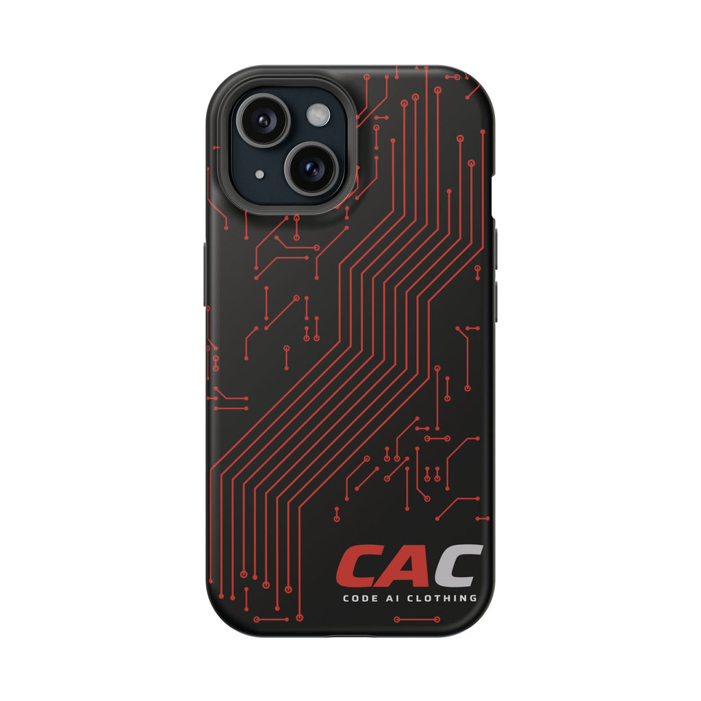 Code AI Circuit Phone Case