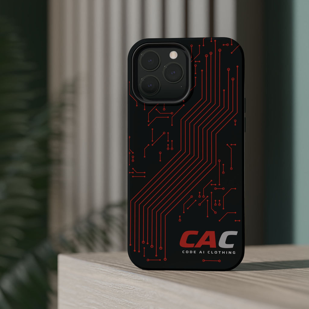 Code AI Circuit Phone Case