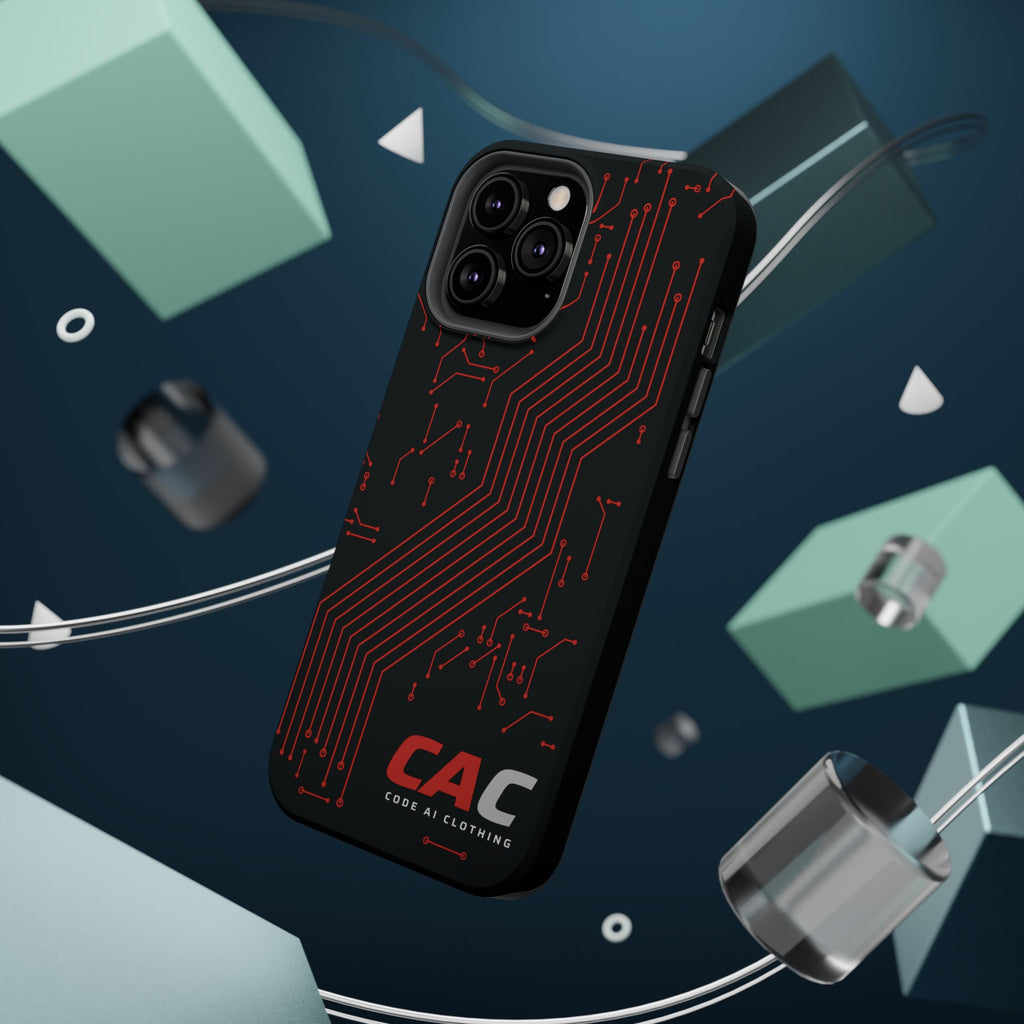 Code AI Circuit Phone Case