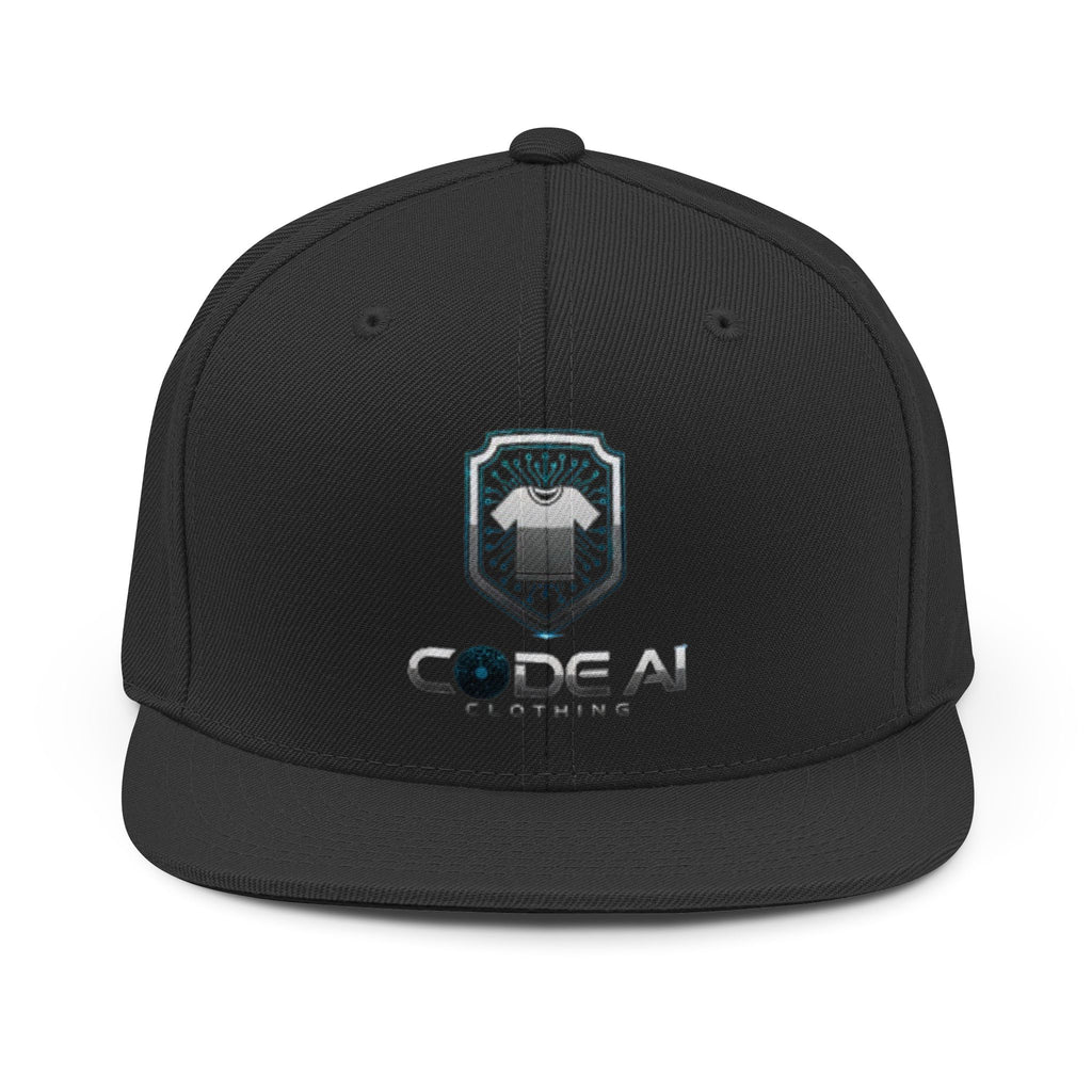 Snapback Hat — Coda AI Clothing Embroidered Logo Cap