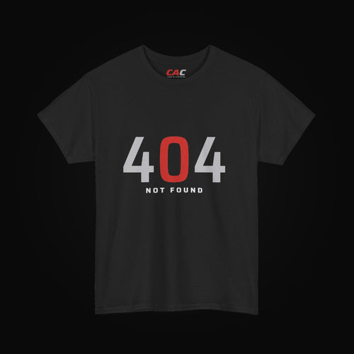 404 tee black background
