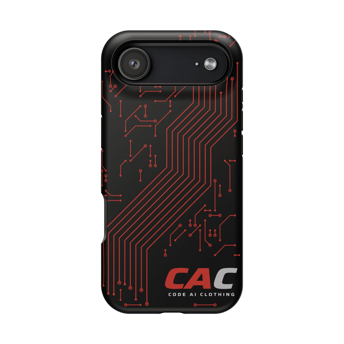 Code AI Circuit Phone Case
