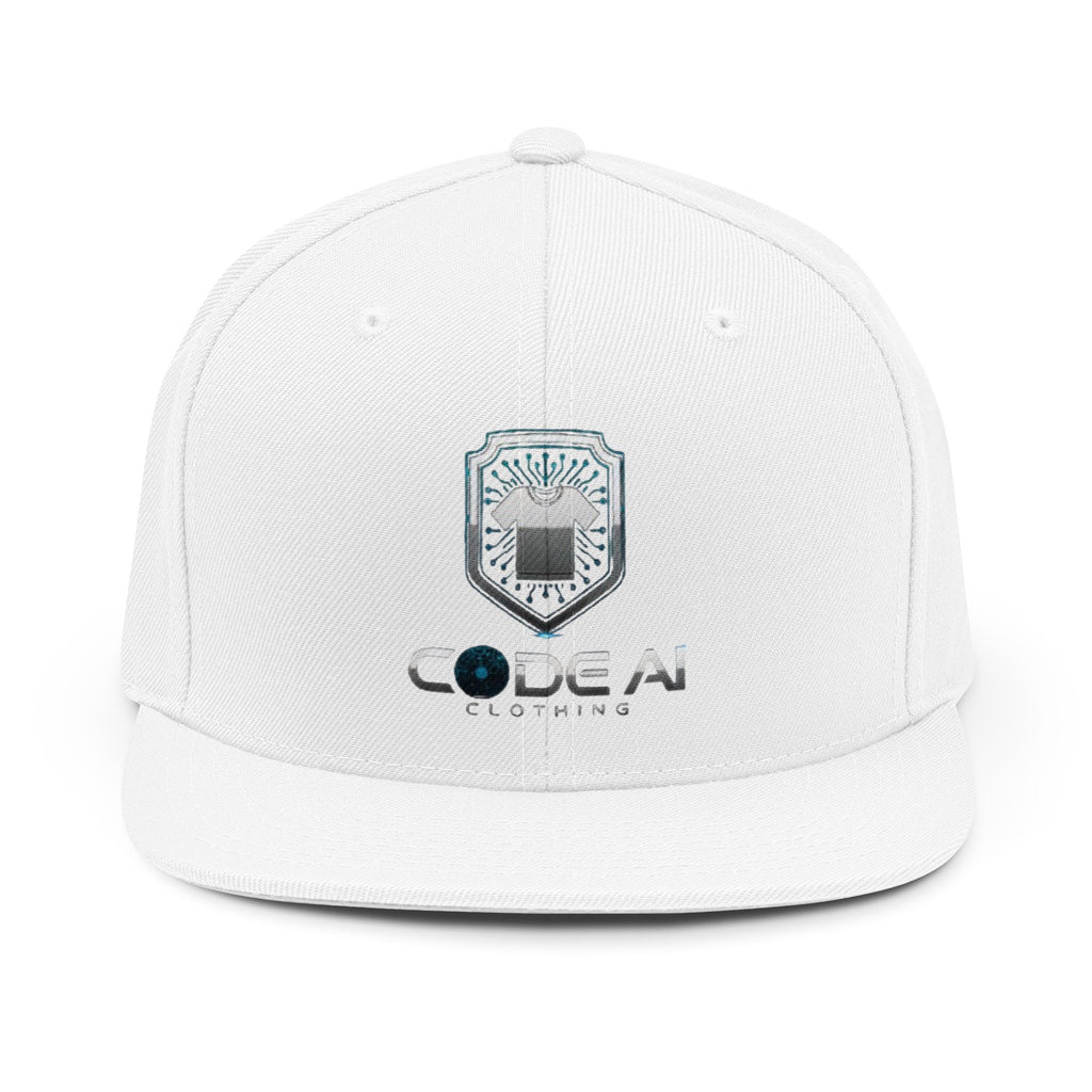 Snapback Hat — Coda AI Clothing Embroidered Logo Cap