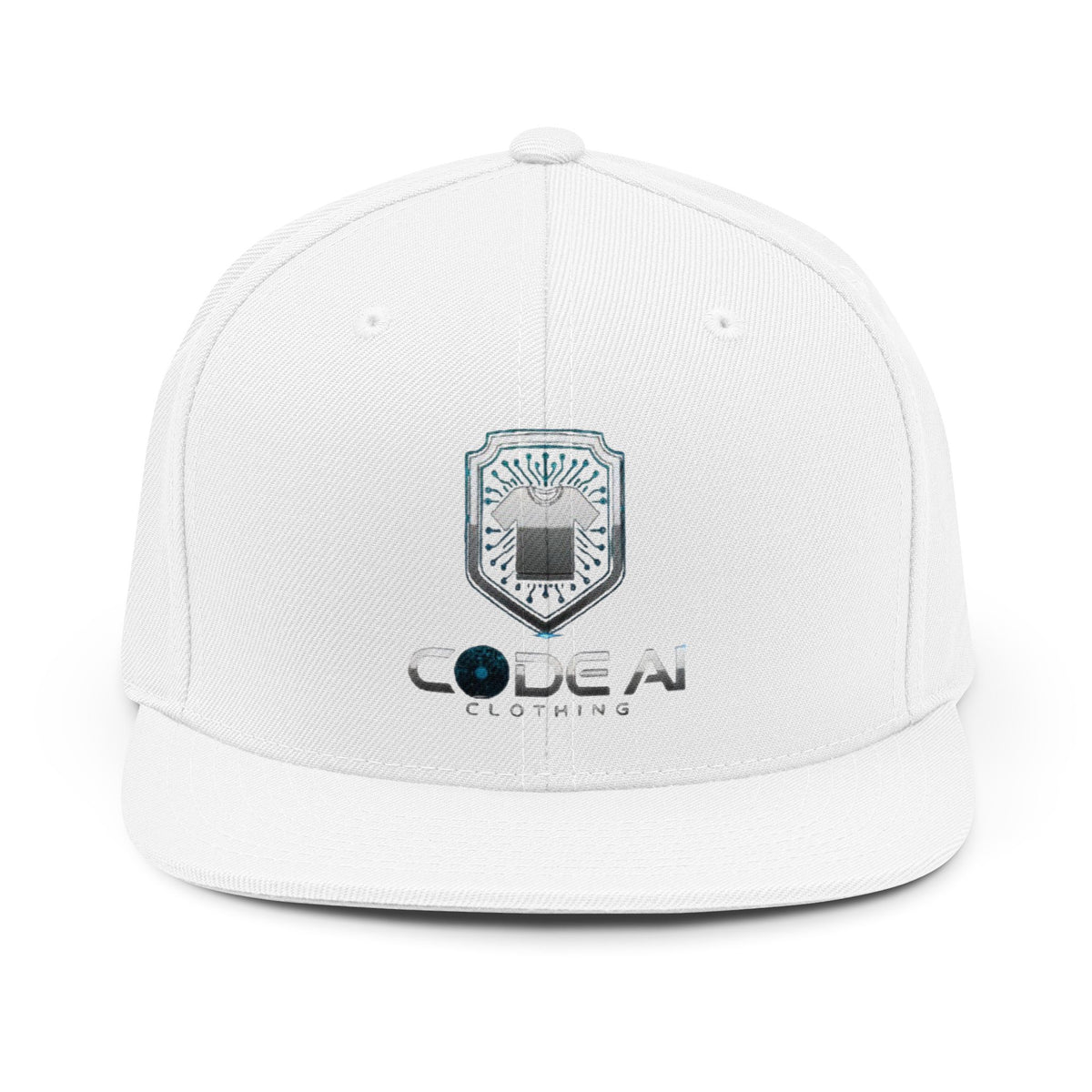 Snapback Hat — Coda AI Clothing Embroidered Logo Cap