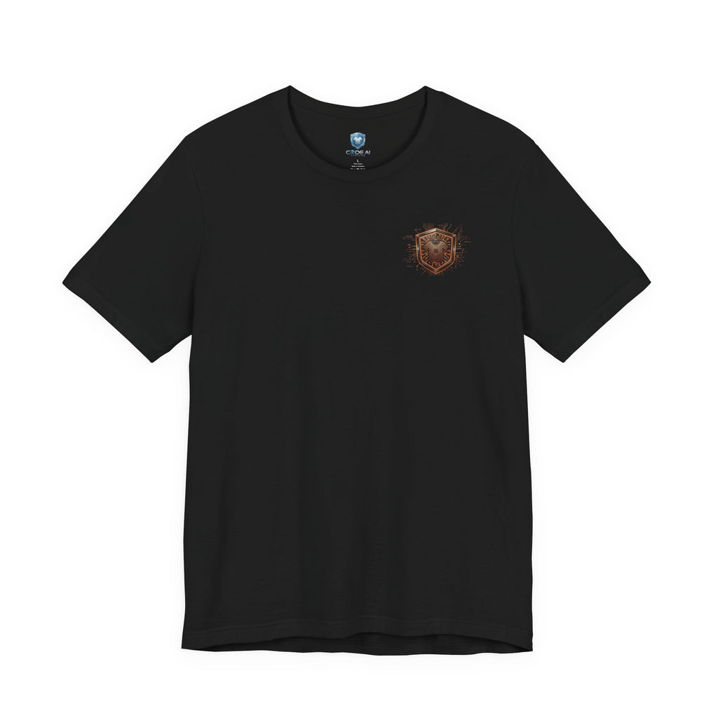 Orange Glitch Code Tee