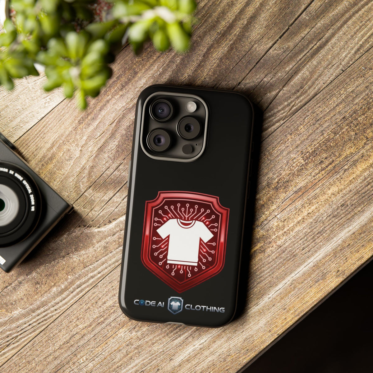 Red and White Code Case