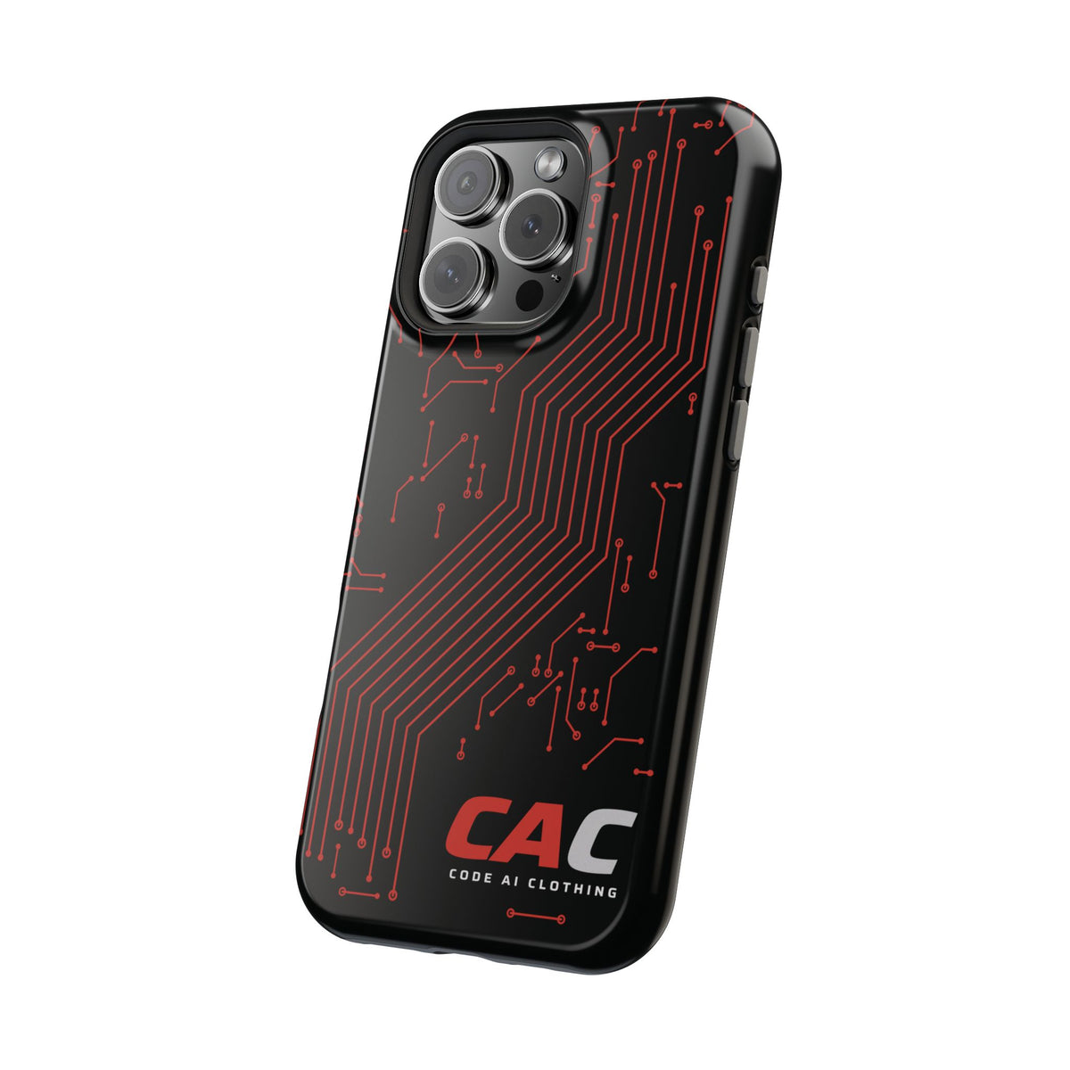 Code AI Circuit Phone Case