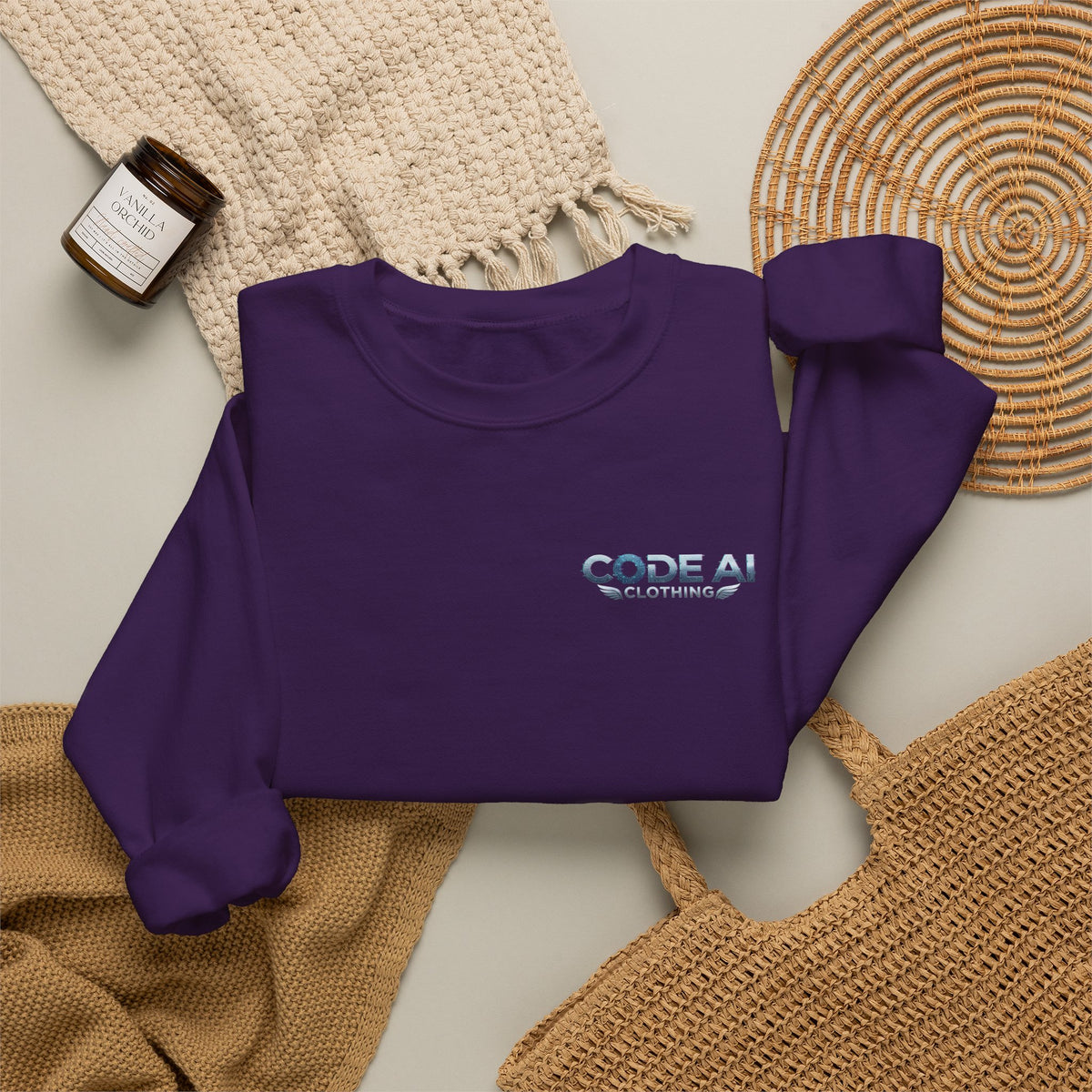 Pink shield Heavy Blend™ Crewneck Sweatshirt