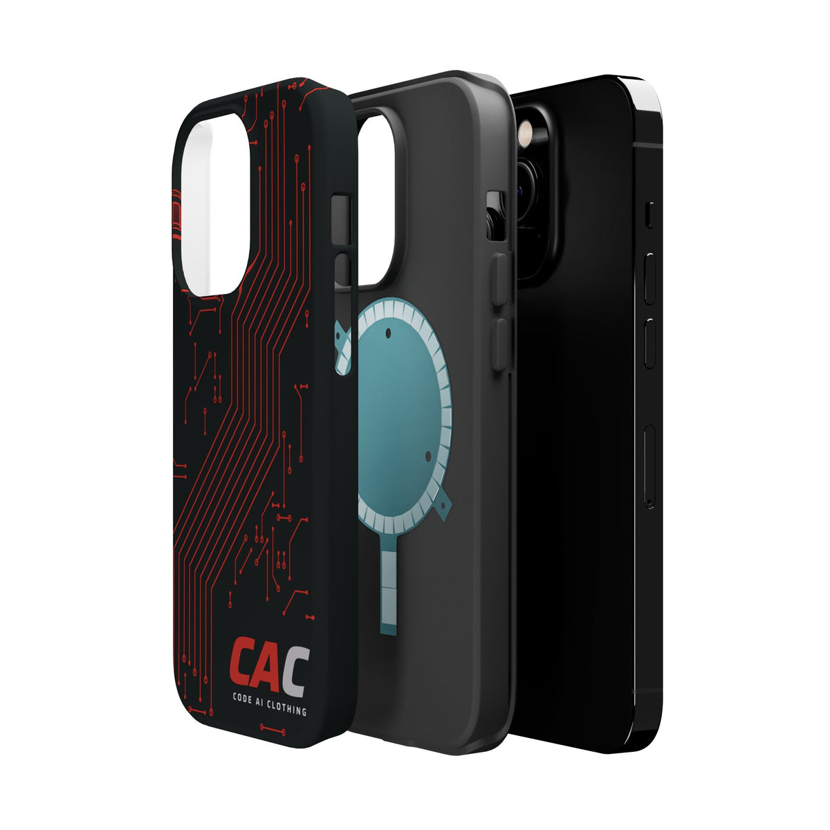 Code AI Circuit Phone Case