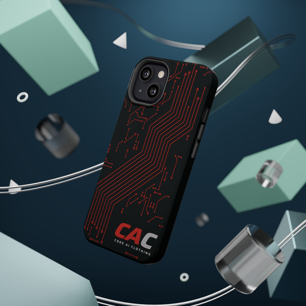 Code AI Circuit Phone Case