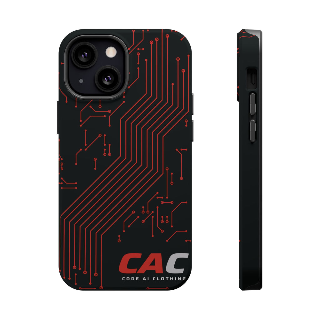 Code AI Circuit Phone Case