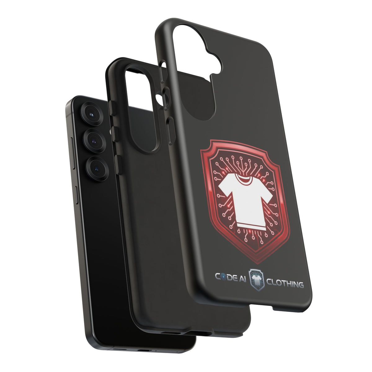 Red and White Code Case