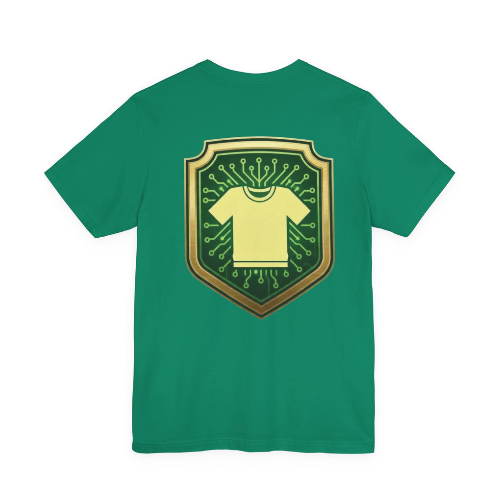Green and yellow Short Sleeve Tee