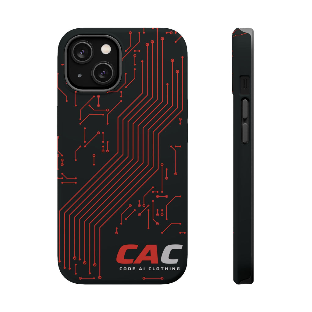 Code AI Circuit Phone Case
