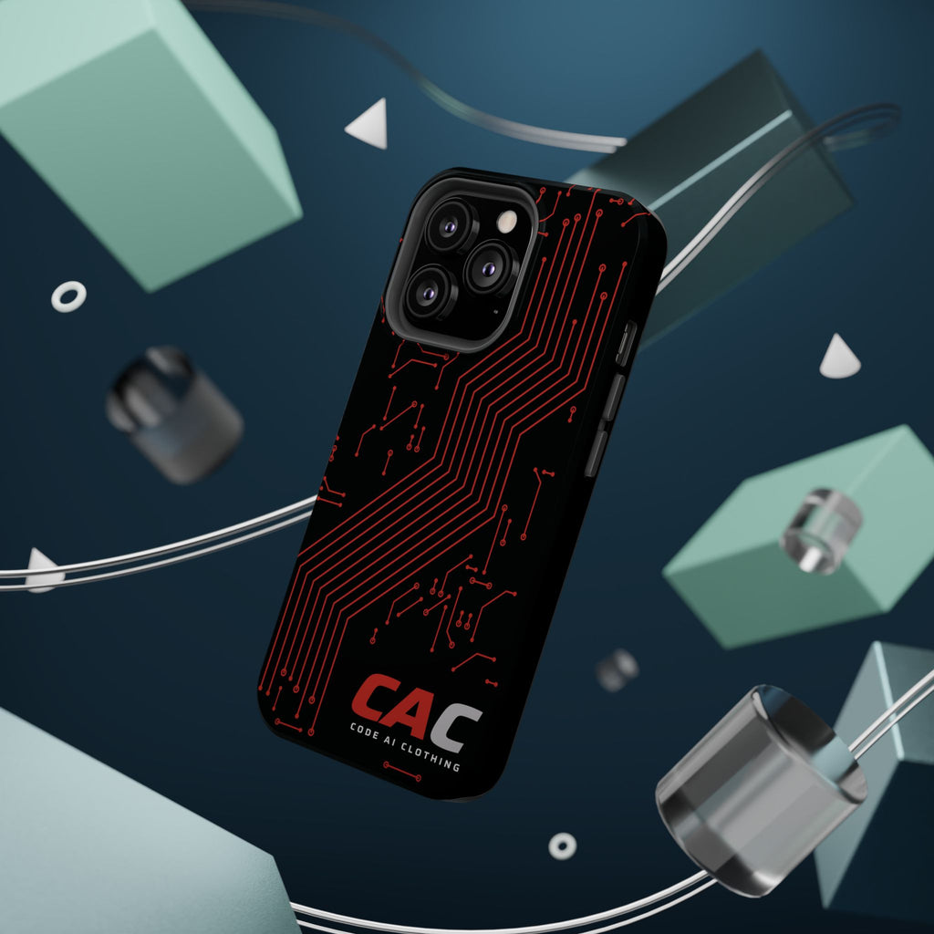 Code AI Circuit Phone Case
