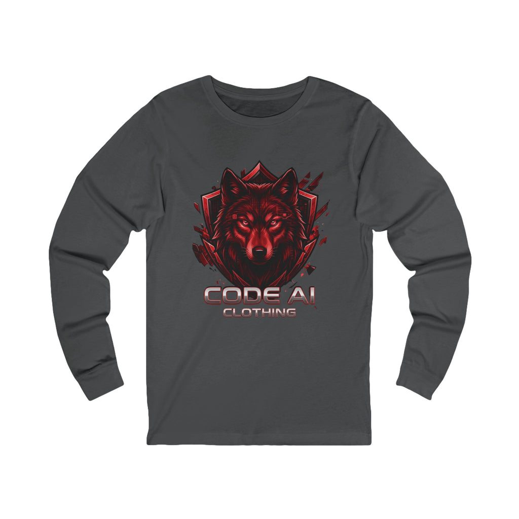 Wolf CodeAiclothing Long Sleeve Tee