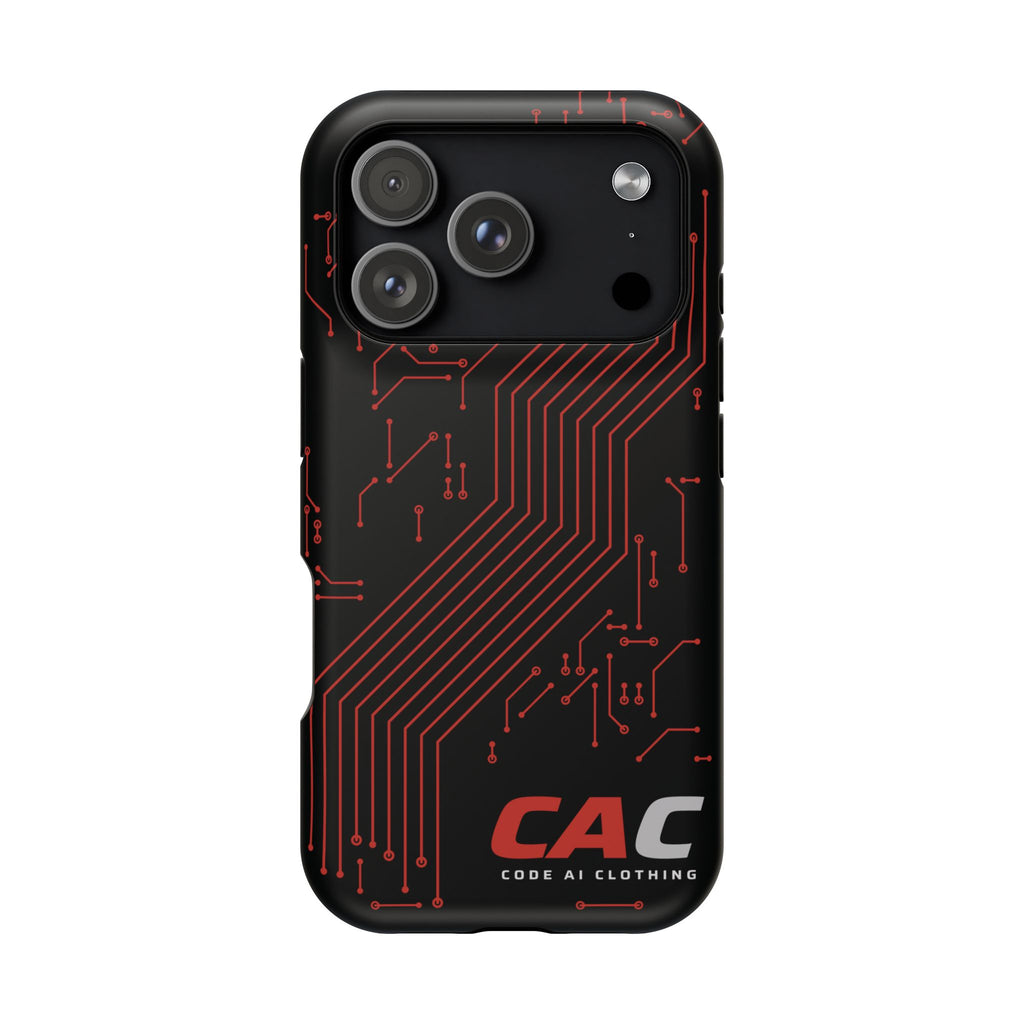 Code AI Circuit Phone Case