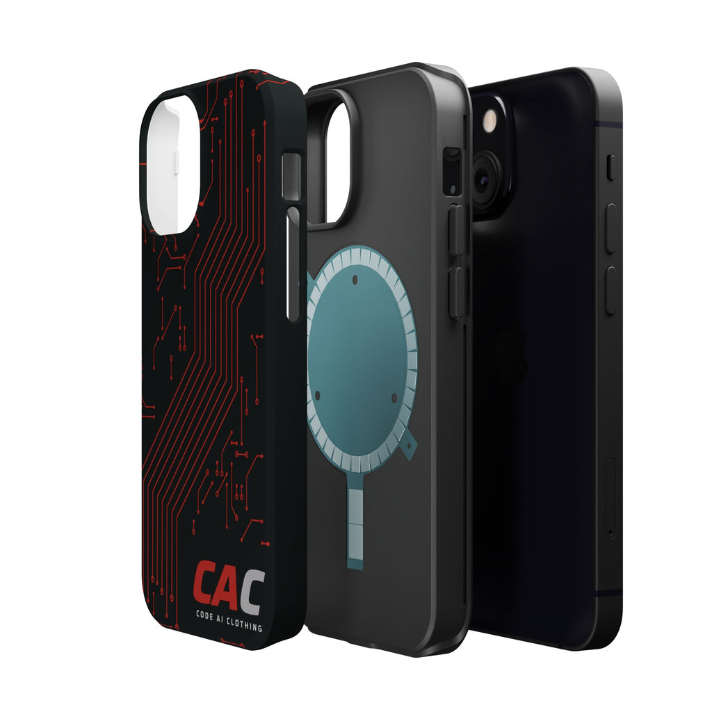 Code AI Circuit Phone Case