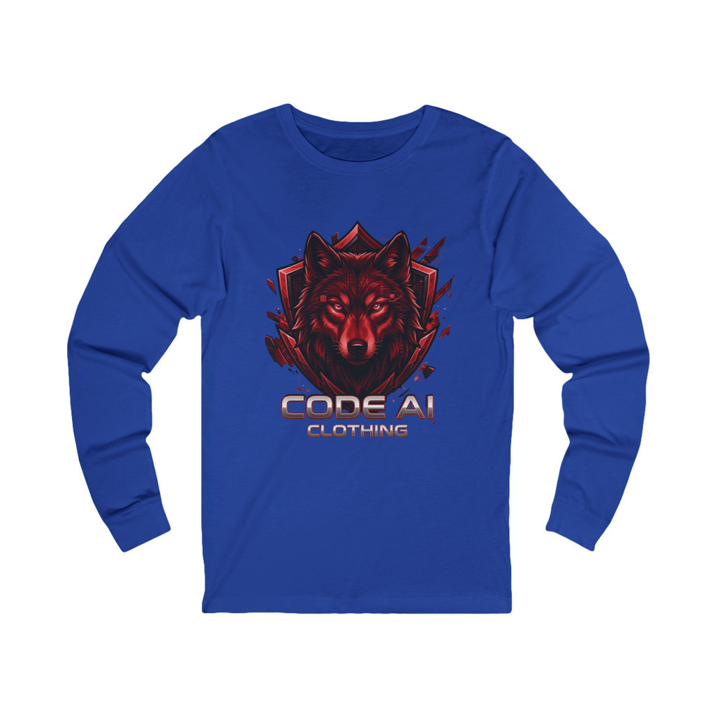 Wolf CodeAiclothing Long Sleeve Tee