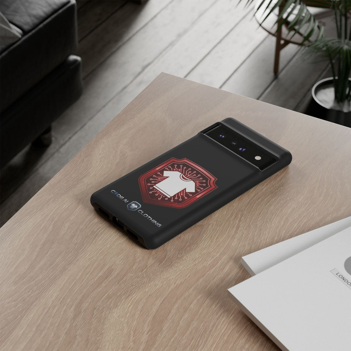 Red and White Code Case