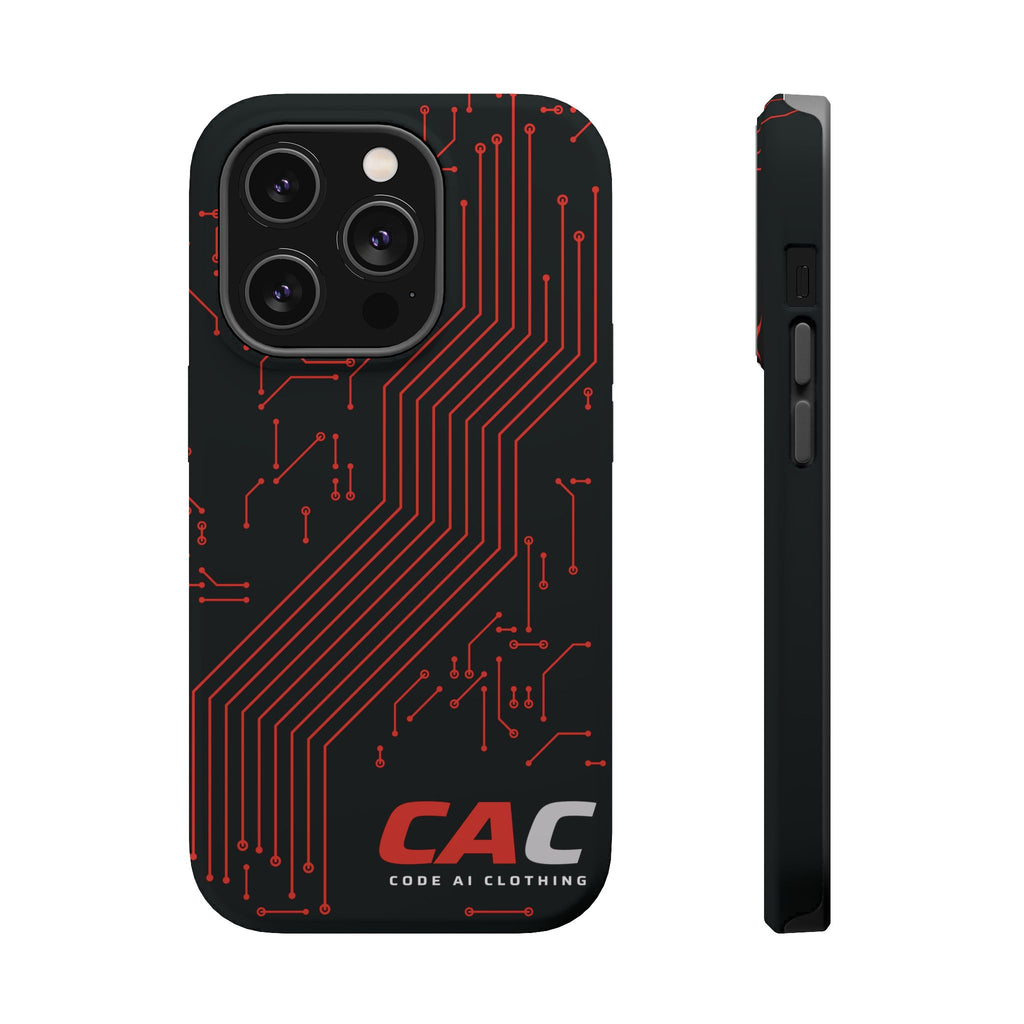 Code AI Circuit Phone Case