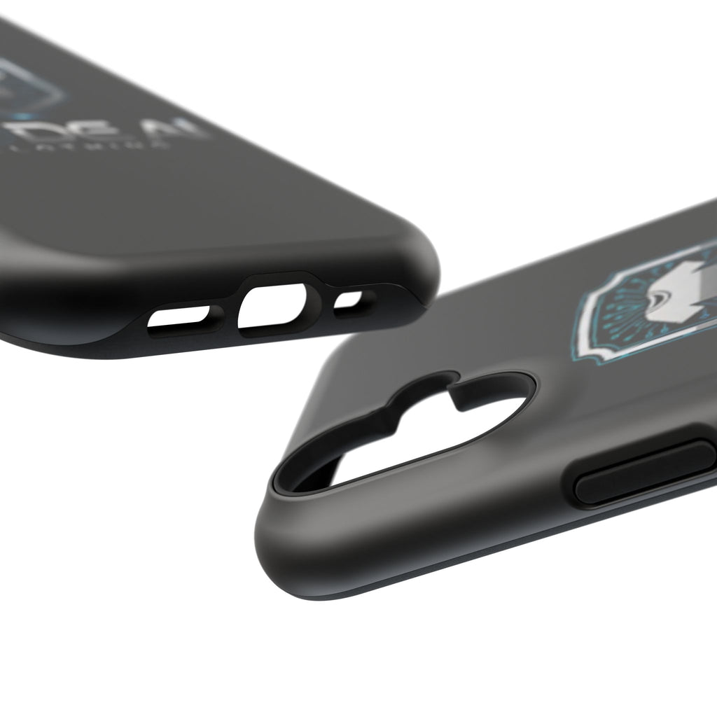 Code AI Clothing Impact-Resistant Phone Case — Tech Shield Logo