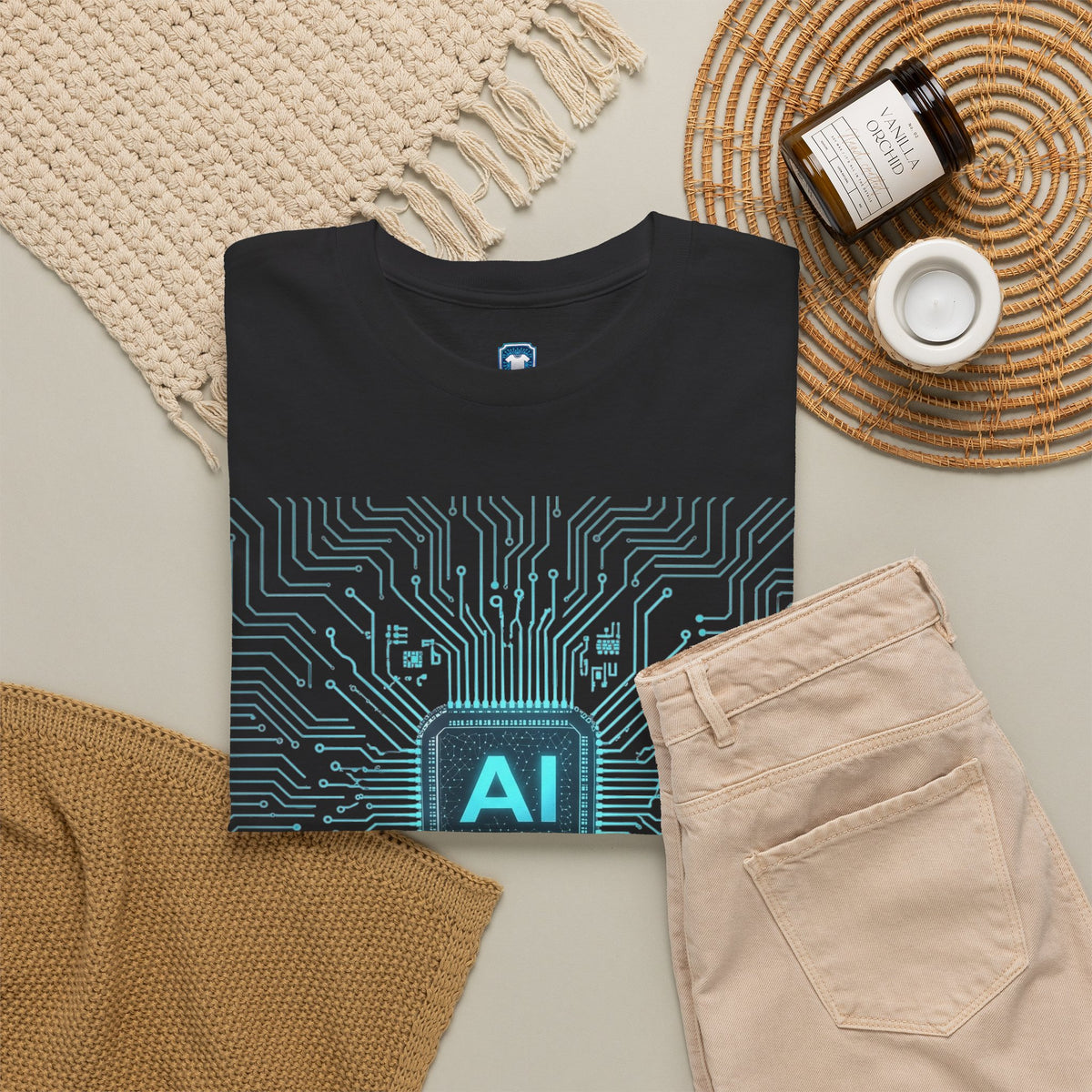 Artificial Intelligence Drip Tee