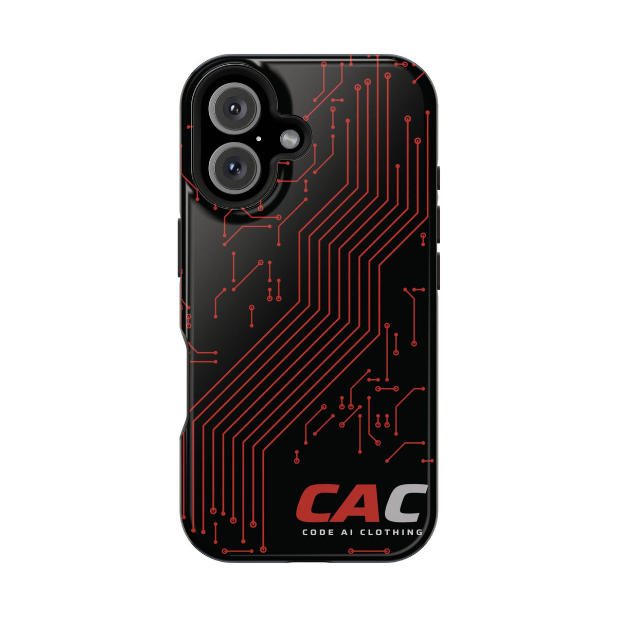 Code AI Circuit Phone Case