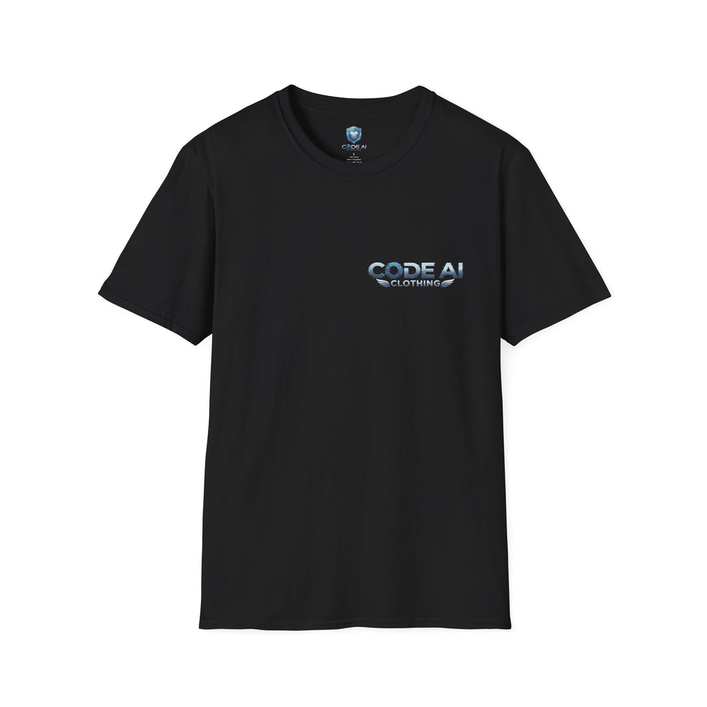 Sliver and black code ai clothing T-Shirt