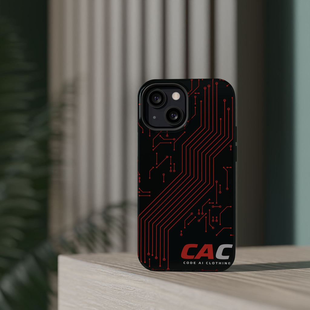 Code AI Circuit Phone Case