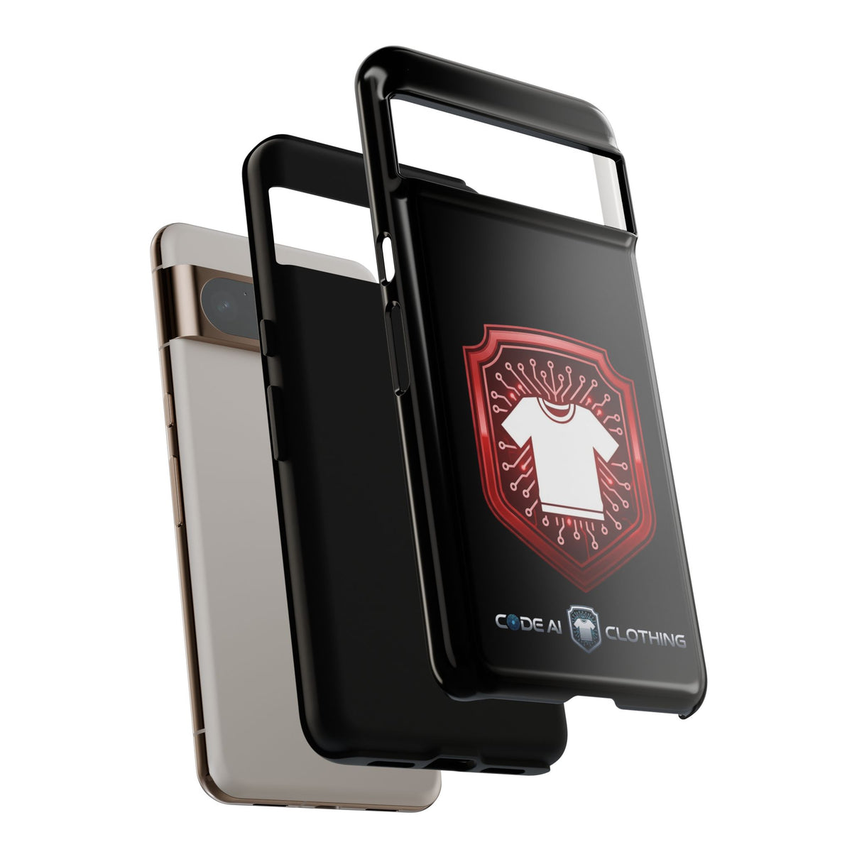 Red and White Code Case